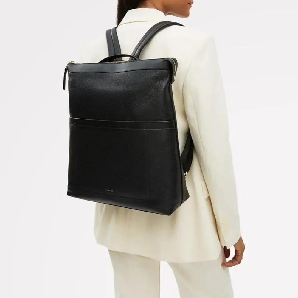 Radley London Alba Place Large Ziptop Backpack In Black